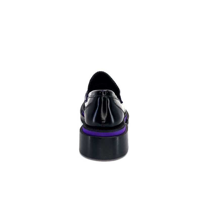 Pertini 32416 D7 Cuir Noir Violet 32416 D7 - PULIDO - BLACK - GLYC Automne Hiver 2023-2024