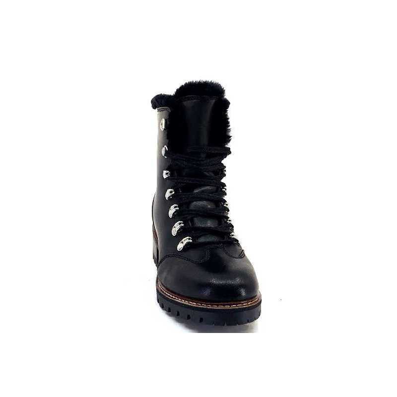Hooper Shoes Albe Cuir Noir ALBE H23 - CUIR - NOIR Automne Hiver 2023-2024