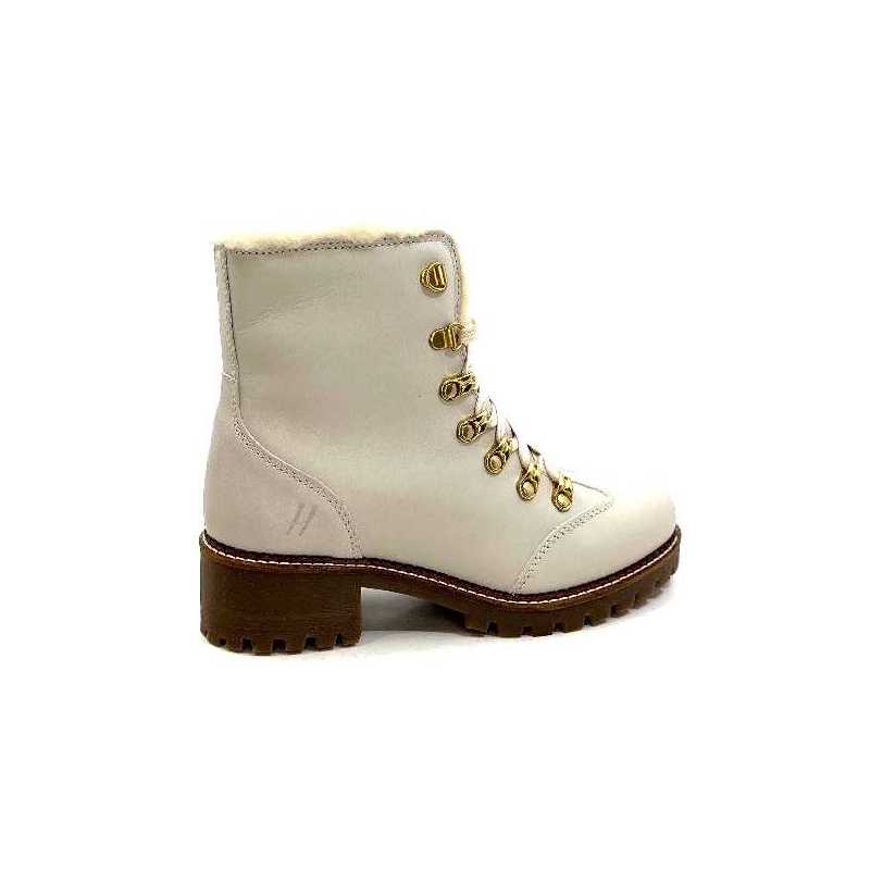 Hooper Shoes Albe Cuir Panna ALBE H23 - CUIR - PANNA Automne Hiver 2023-2024