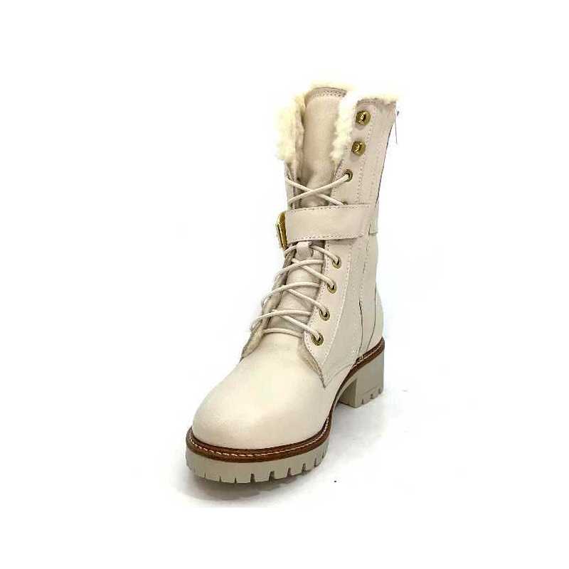 Hooper Shoes Alice Cuir Panna ALICE H23 - CUIR - PANNA Automne Hiver 2023-2024