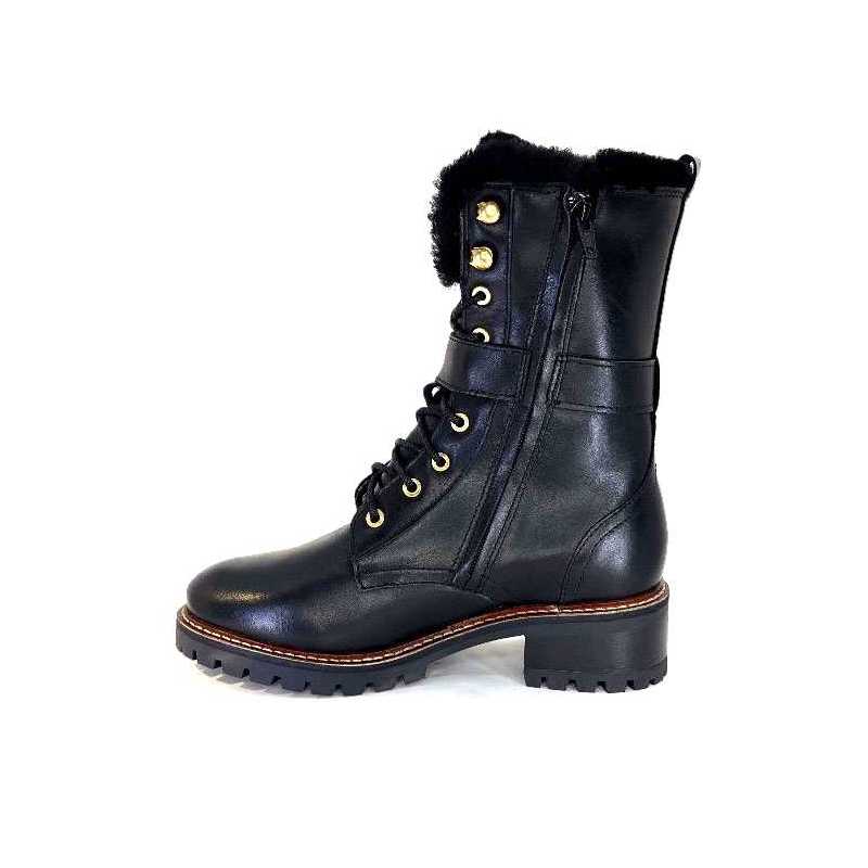Hooper Shoes Alice Cuir Noir ALICE H23 - CUIR - NOIR Automne Hiver 2023-2024