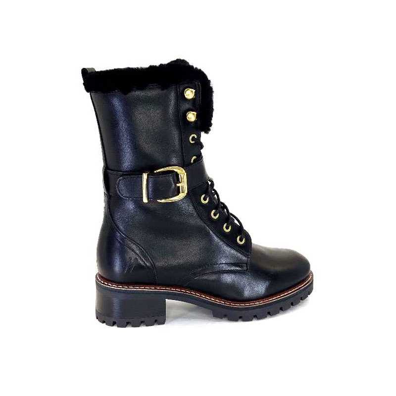 Hooper Shoes Alice Cuir Noir ALICE H23 - CUIR - NOIR Automne Hiver 2023-2024