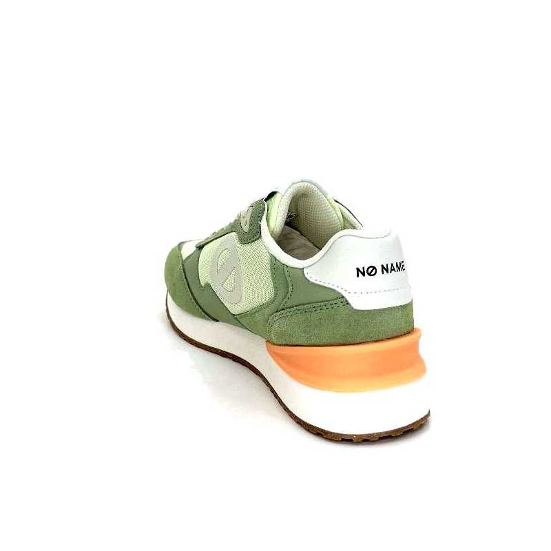No Name Tova Runner W Daim Vert Textile Vert Blanc Orange TOVA RUNNER W - SUEDE / MESH / N Printemps Eté 2024