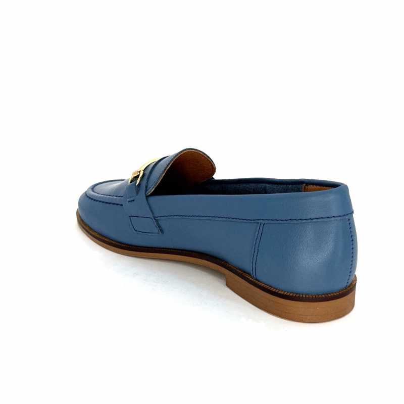 Ivoire 12646 Cuir Bleu Jeans 12646 - SAUVAGE - 6811 JEANS Printemps Eté 2024