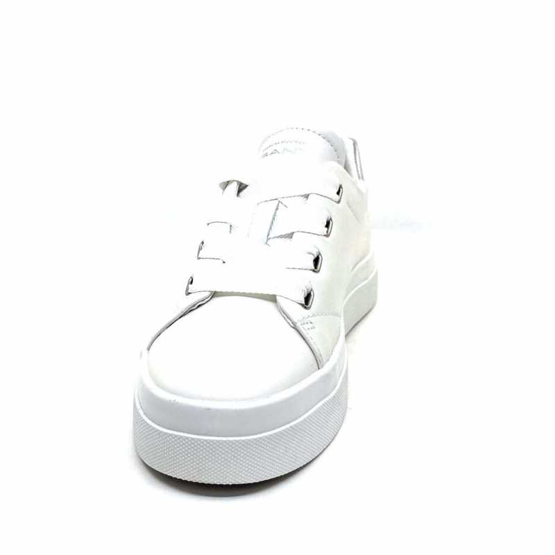 Gant Avona Sneaker Cuir Blanc AVONA SNEAKER - WHITE / SILVER Printemps Eté 2024