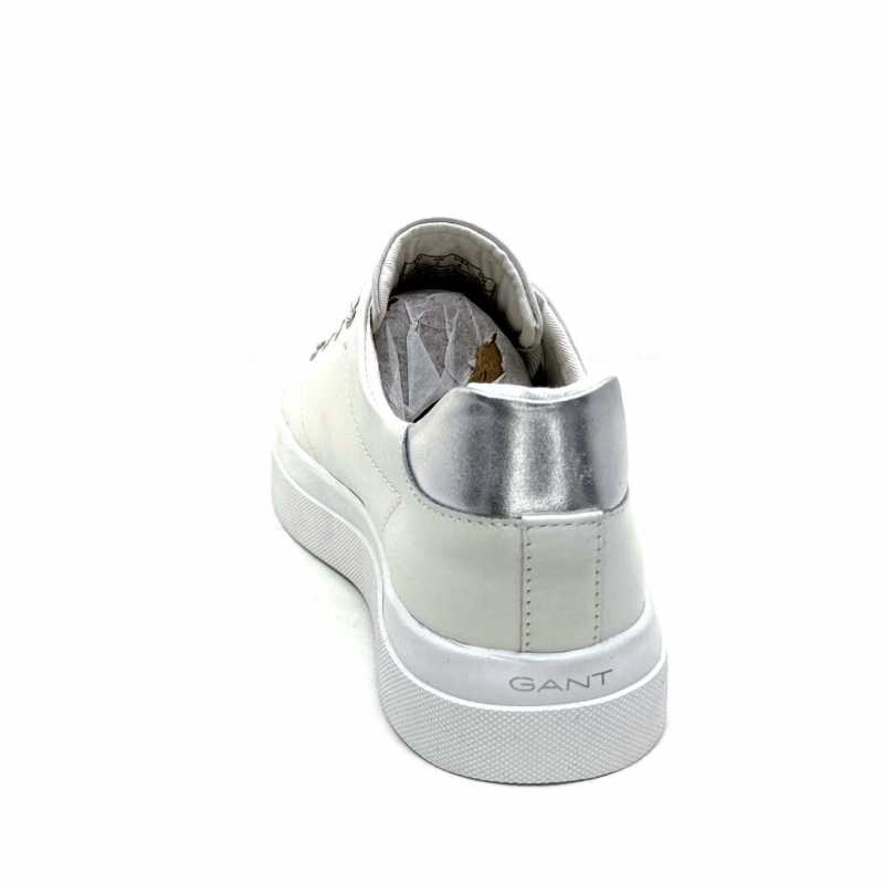 Gant Avona Sneaker Cuir Blanc AVONA SNEAKER - WHITE / SILVER Printemps Eté 2024