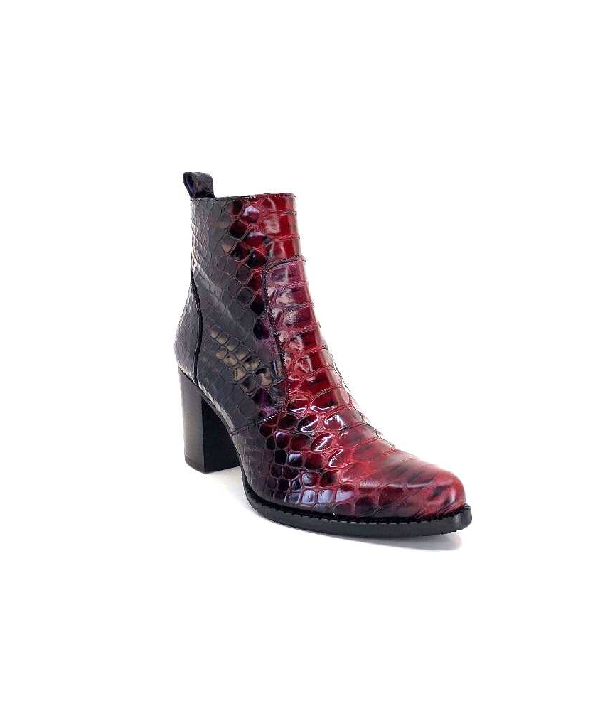 Regard Sally Cuir Coco Rouge SALLY - V6 CROTAL - RUBIS Automne Hiver 2022-2023